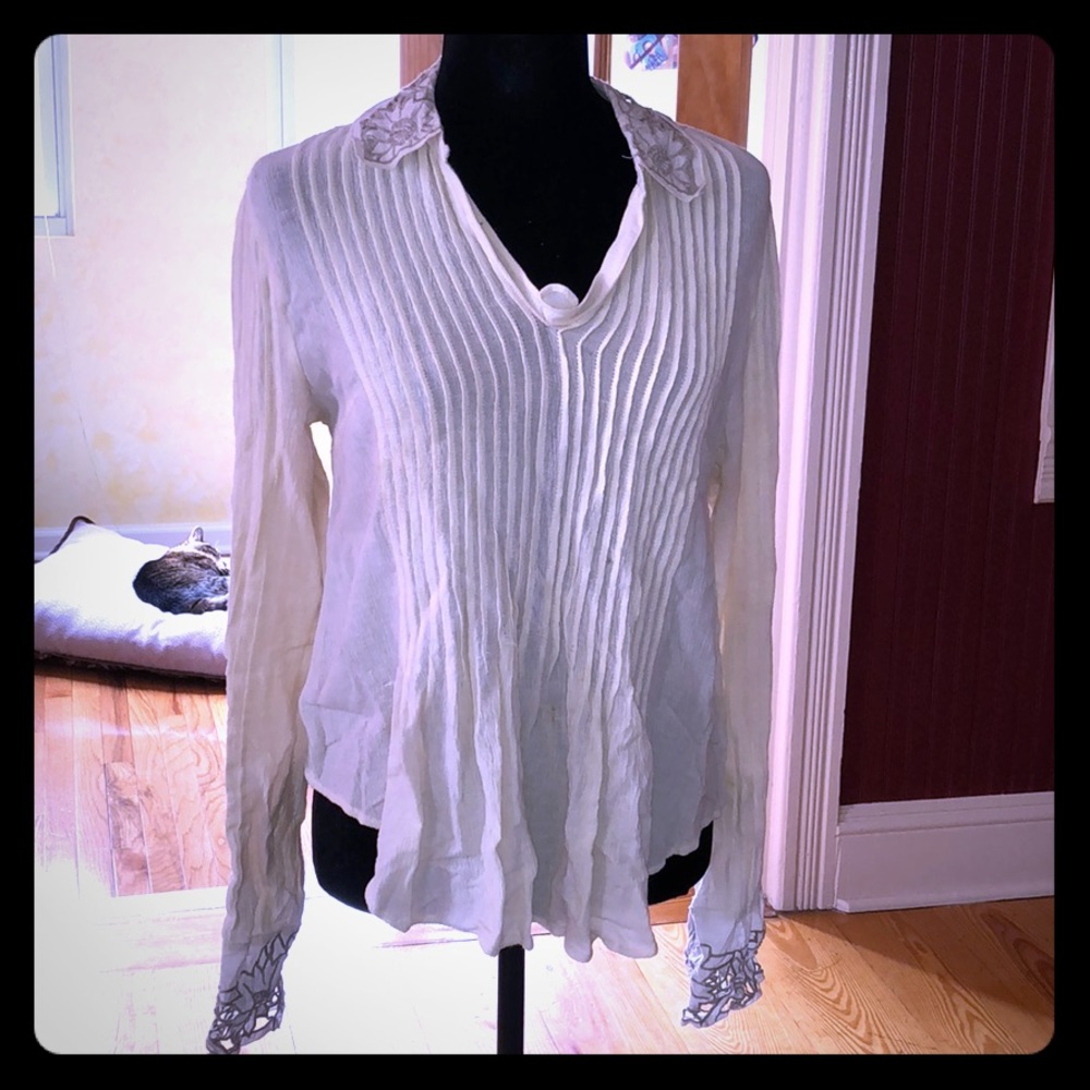 Free People lace blouse